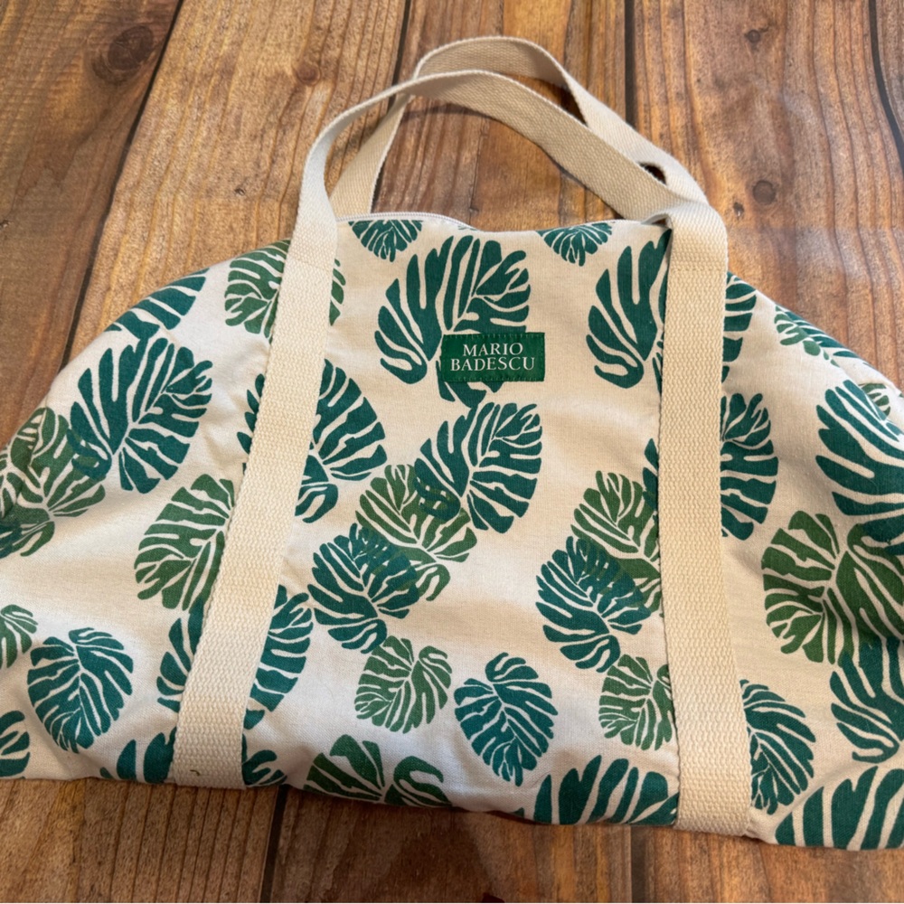 Mario Budescu palm print weekender bag